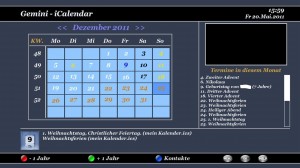 Gemini3 Kalender- und Kontakte-Addon