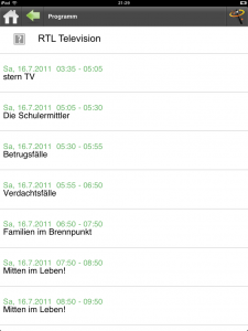 DAC fürs iPad (Programm-Liste)