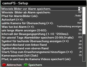 Umfangreiche Einstellungsmöglichkeiten (Screenshot von fselbig.de)