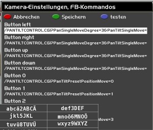 Steuerung über Cursor-Tasten (Screenshot von fselbig.de)