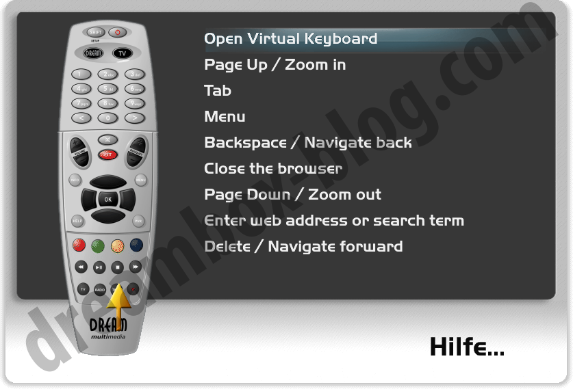 HbbTV-Helpscreen