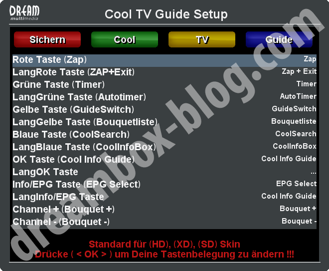 Cool TV Guide Setup