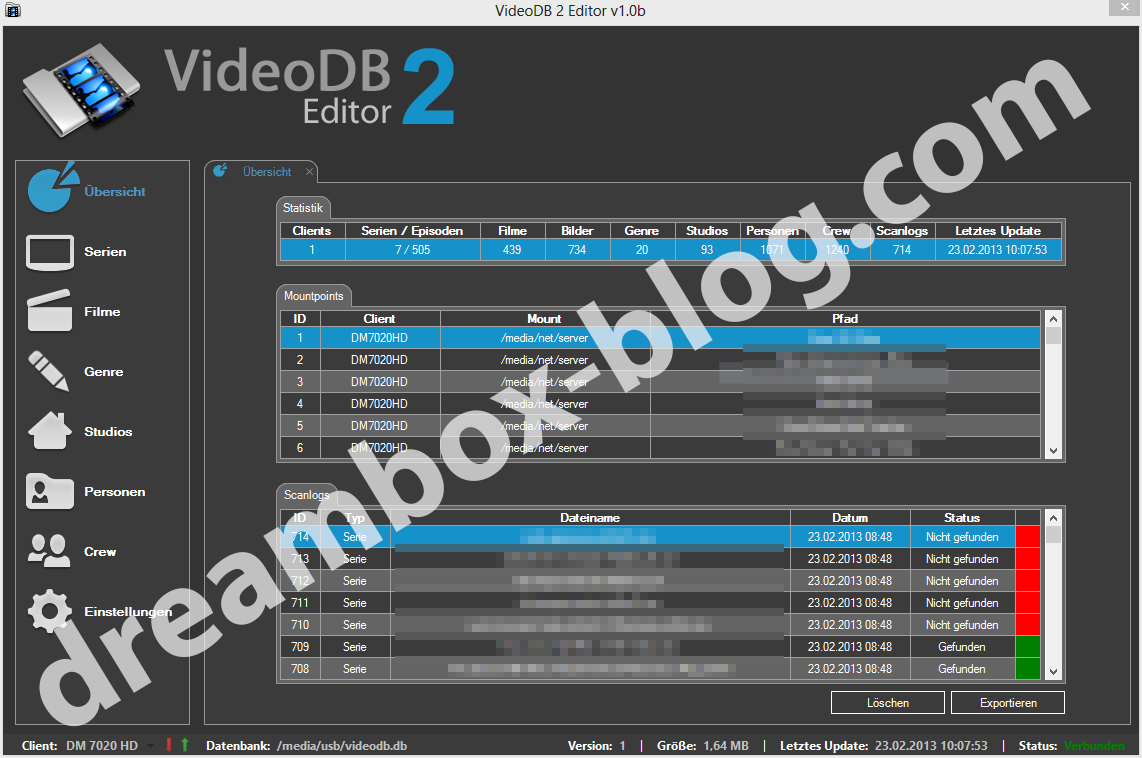 videodb2-editor uebersicht